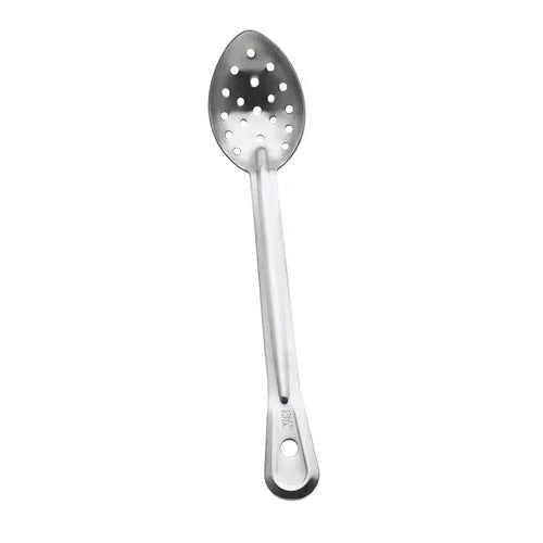 Browne 4762 Renaissance Serving Spoon, 13 in L, perforated, grooved handle, 1.75 mm thicknes