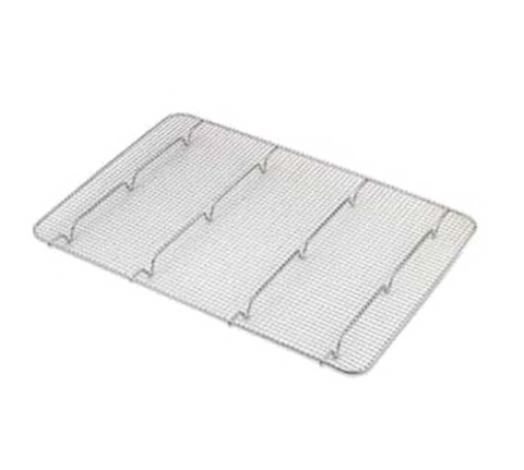 Browne 575519 Pan Grate, for full size pan, 24 in  x 16 in  x 1-3/10 in , footed, nickel-plate