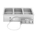 Wells MOD-327TDM Food Warmer, top-mount, built-in, electric, (3) openings to hold (4) 1/3 size pa