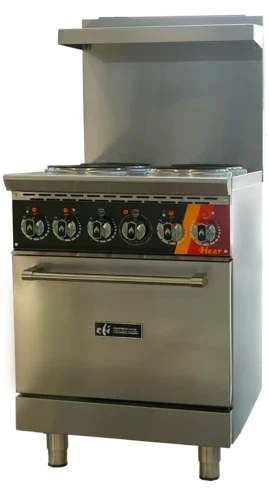 EFI HRG24-4B-ELC | Versa Heat | Electric Range 24 in W 4 Burners 1 Oven