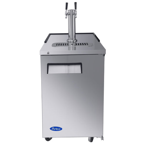 Atosa MKC23GR Atosa Draft Beer Cooler, 23 in W x 31-1/10 in D x 54-4/5 in H, rear-mounted self