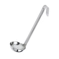 Browne 575727 Demi Ladle, 1 oz., 5-4/5 in L, one-piece, reinforced grooved handle, 1.0 mm thic