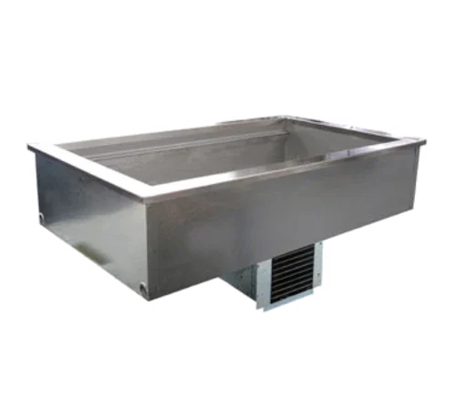 Delfield N8156BP Mechanically Cooled Drop-In Pan 4-Pan Size with Drain