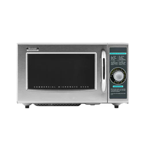 SHARP R-21LCFS microwave oven 1000 watts 1.0 cu. ft. stainless steel
