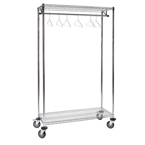 Tarrison TS-GS1848C-KIT | Garment Rack | Mobile 48in W x 18in D x 74in H