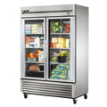 True TS-49G-HC~FGD01 Refrigerator, reach-in, two-section, framed glass door version 01, (2) glass doo