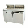 Efi CMDR2-60VC Versa-Chill Series Refrigerated Mega Top Prep Table, two-section, 20.7 cu. ft. c