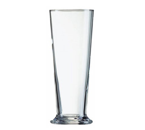 Arcoroc H9211 Pilsner Glass, 18-1/2 oz., Arcoroc, Linz (H 7-1/2 in  T 3-1/8 in  B 3-1/4 in  M