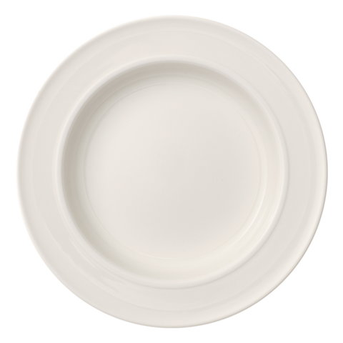 Tableware Solutions 16-4036-2700 Plate, 10 in  (25 cm), deep, stackable, premium porcelain, Neuf Chatel by Viller