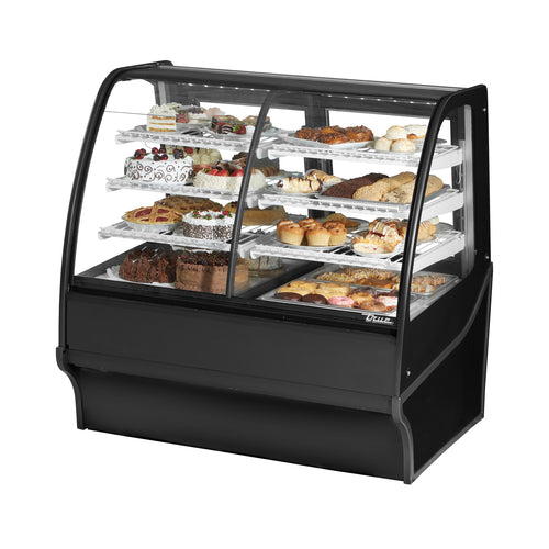 True TDM-DZ-48-GE/GE-S-S Display Merchandiser, dual zone (dry/refrigerated), 48-1/4 in W, self-contained
