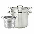 Thermalloy 5724082 Thermalloyr Pasta Cooker Set, 3-piece, includes (1) each: 12 qt., 10-1/4 in  dia