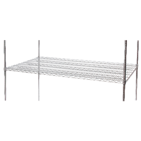 Tarrison TS-S1448C Shelf, wire, 48 in W x 14 in D, 1000 lb. load capacity per shelf, includes plast