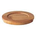 Tableware Solutions JMP805 Board, 7-1/2 in  dia., round, for CI MH1402-06, wood, Creative Table