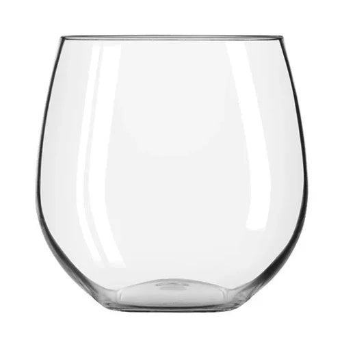 Libbey  92427 Red Wine Glass, 16-3/4 oz., stemless, impact & shatter-resistant, dishwasher saf