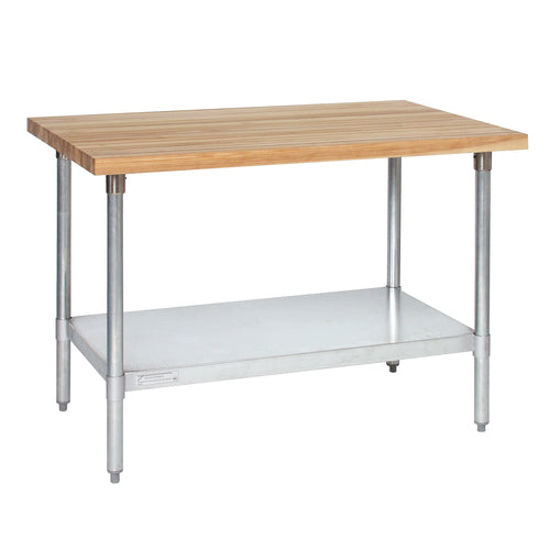 Tarrison TA-HTS3036G-KIT | Butcher Block Top Work Table | 36 in W x 30 in D