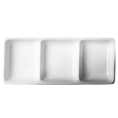 Cameo 710-027 Divided Dish 7.5 in x 3.125 in x 1.125 in