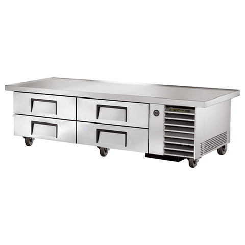 True TRCB-79-86-HC Refrigerated Chef Base, 79-1/4 in W base, 86-1/4 in W one-piece 300 series 18 ga