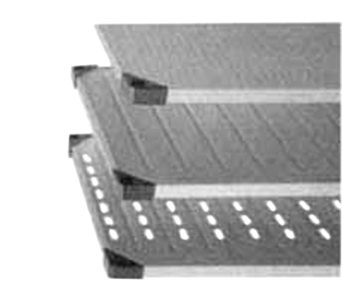 Metro 2424FG  - Super Erectar Shelf, solid, 24 in W x 24 in D, galvanized, flat, ra