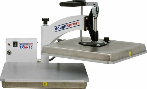 DOUGHXPRESS TXM-15 Manual Tortilla Dough Press with Uncoated Aluminum Platens