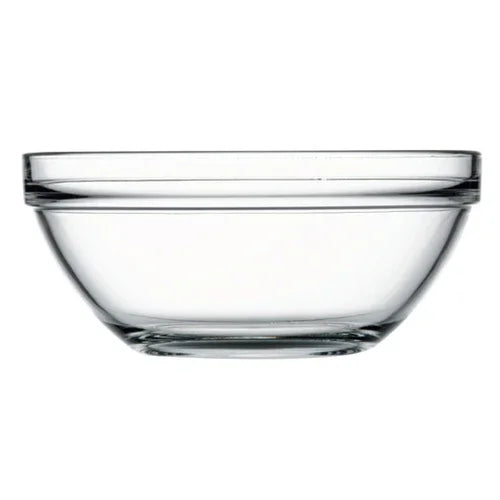 Pasabahce PG53583 Chef Bowl, 83-1/4 oz. (2461ml), 4 in H, (9 in T 4-1/2 in B), stackable