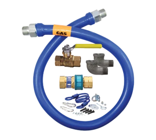 DORMONT 1675KIT48 Moveable Gas Connector Kit, 3/4 in Dia, 48 in Long