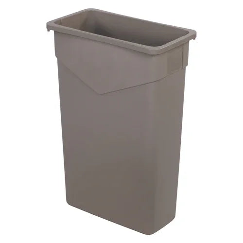 Carlisle 34202306 | Trimline Waste Container 23 Gallon Rectangular Beige