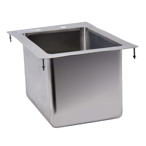 Omcan 39780 (39780) Drop-In Sink, one compartment, 10 in  wide x 14 in  front-to-back x 10 i