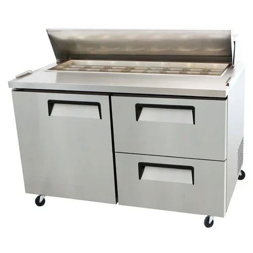 EFI CSDW2-60VC | Versa Chill | Refrigerated Salad/Sandwich Prep Table 18 cu. ft.