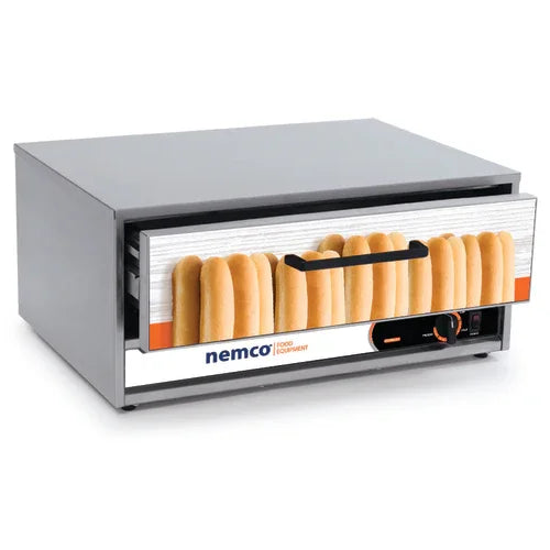 NEMCO 8027-BW Moist Heat Bun Warmer with 32 Bun Capacity