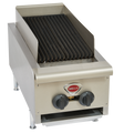 Wells HDCB-1230G Charbroiler, natural gas, countertop, 14 in  W, manual controls, (2) cast iron r