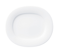 Villeroy Boch 16-4004-2740 Plate, 6-1/2 in  x 5-3/4 in , oval, premium porcelain, Affinity