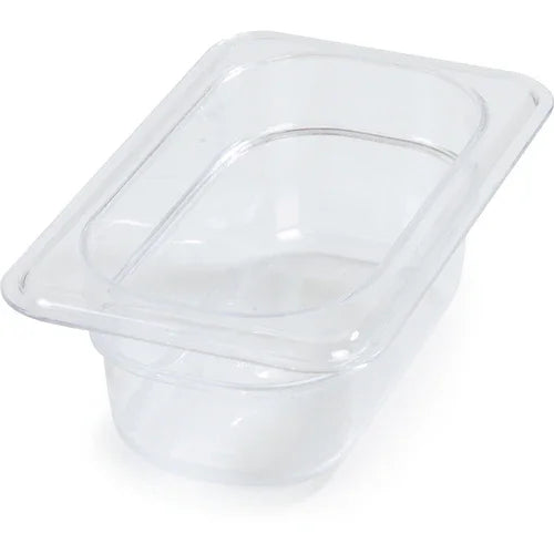 Carlisle 3068607 | StorPlus Food Pan 1/9 Size 0.7 Qt Clear Polycarbonate