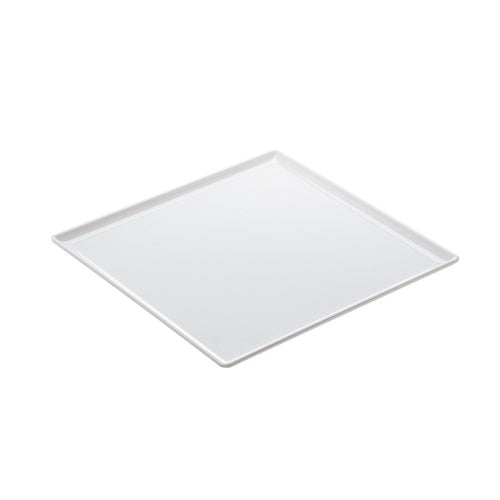 Tableware Solutions T8424 Tray, 16 in  x 16 in , square, dishwasher safe, melamine, snow white, Leone