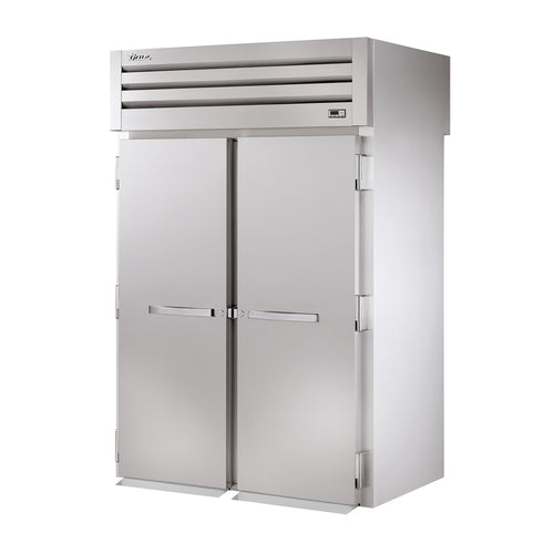 True STR2RRT89-2S-2S SPEC SERIESr Refrigerator, roll-thru, 89 in H, two-section, (2) stainless steel