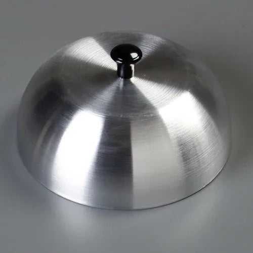 Carlisle 60103 | Burger Cover 6 in dia Bakeliter knob dishwasher safe 3003 aluminum