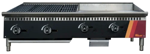 EFI HCT48-24CH-24GM-N | Versa Heat | Combination Cooktop Natural Gas 48 Inch