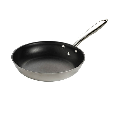 Thermalloy 5724097 Thermalloyr Fry Pan, 9-1/2 in  x 2 in , without cover, off-set riveted handle, o