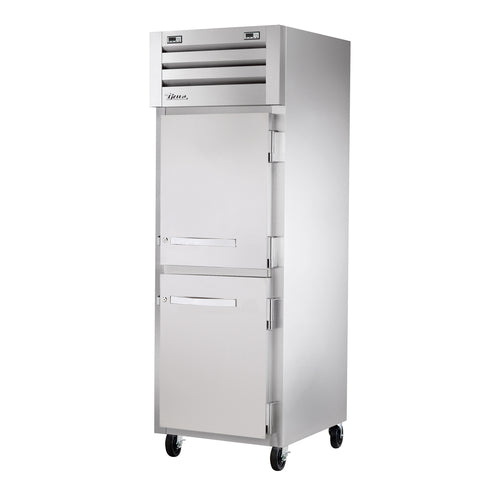 True STA1DTA-2HS-HC SPEC SERIESr Refrigerator/Freezer, reach-in, one-section, (2) stainless steel ha
