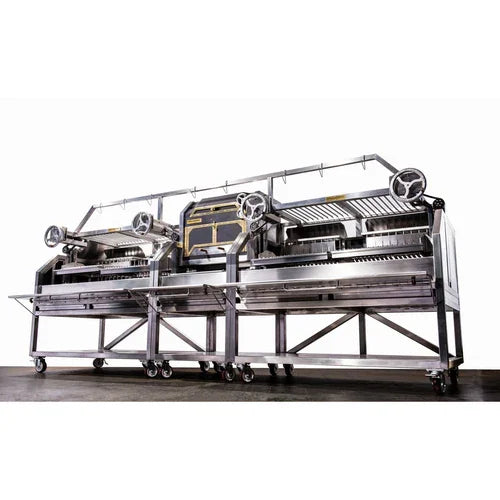 GRILLWORKS INFIERNO X166 Wood-Fired and Charcoal Grill with Adjustable Stations