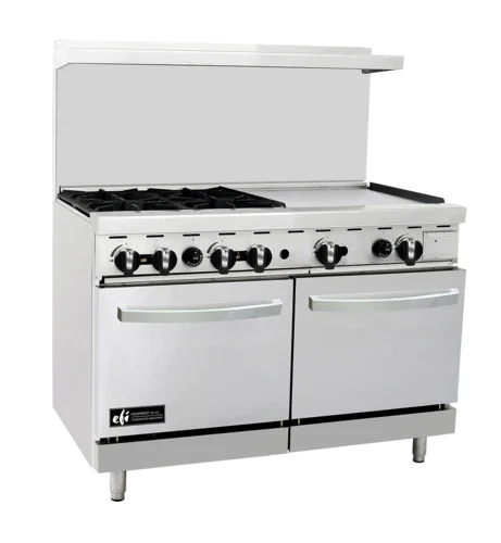 EFI RCTRS-4B-24G-P | Versa Heat | Restaurant Range LP Gas 48 in 4 Burners