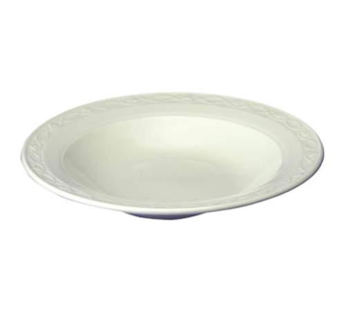 Churchill WT  TS9 1 Soup Bowl, 11.4 oz., 9 in  dia., round, rimmed, embossed, rolled edge, microwave