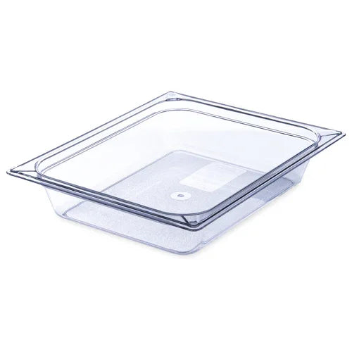 Carlisle 10220B07 | Carlisle - StorPlus Food Pan 1/2 Size 3.7 qt Clear