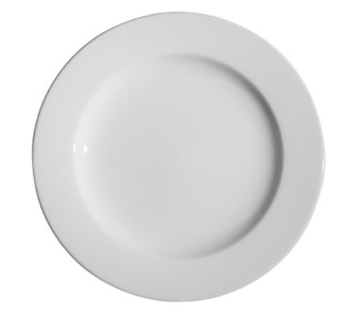 Continental 55CCPWD001 Plate, 10 in , round, wide rim, scratch resistant, oven & microwave safe, dishwa