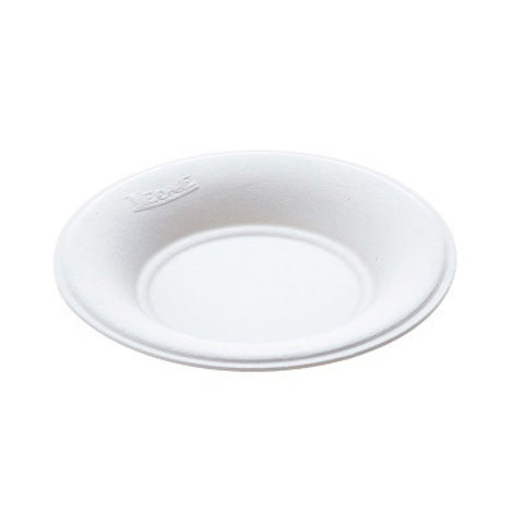 Leone Q2037 Disposable Finger Food Plate, 2-5/6 in  dia. (7.2 cm), round, biodegradable/comp