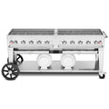 Crown Verity CV-CCB-72 Club Series Grill, LP gas, 81 in L x 28 in D, 10 burners, stainless steel constr