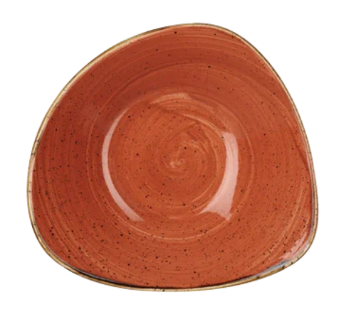 Churchill SSOSTRB91 Bowl 21 oz Triangular Rolled Edge Dishwasher Microwave Safe