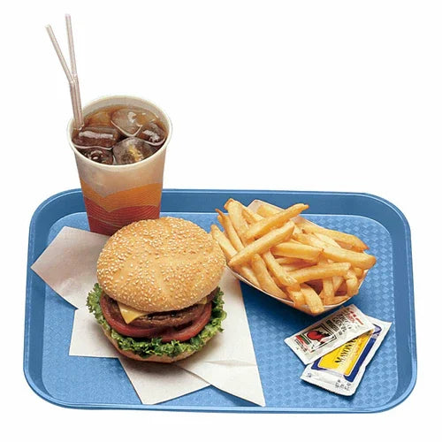 Cambro 1216FF168 | Fast Food Tray | Rectangular Polypropylene Blue