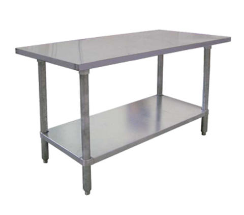 Omcan 19146 (19146) Work Table, 72 in W x 30 in D x 34 in H, 1300 lbs. load capacity, unders