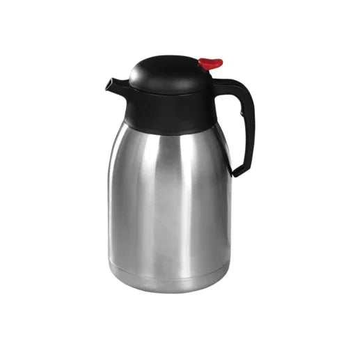 Winco CF-2.0 | Winco CF-2.0 Carafe | 2 Liter Black/Red Push Button
