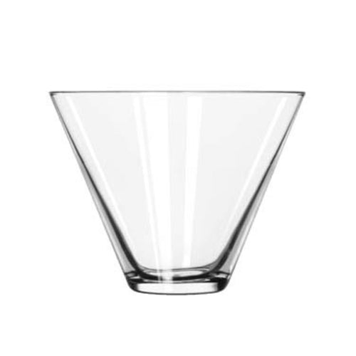 Libbey 224 Martini Glass, 13-1/2 oz., Safedger rim guarantee, Stemless (H 3-1/2 in  T 4-1/2